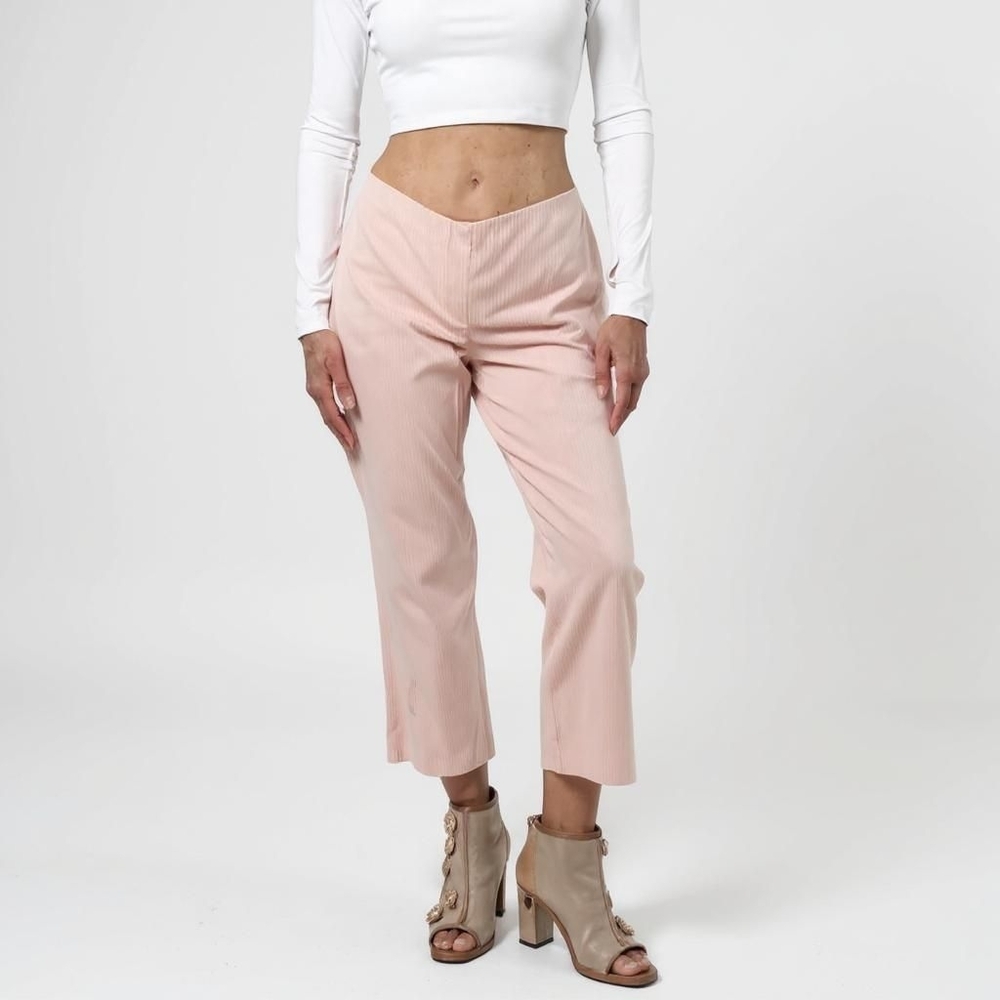 CHAIKEN Cropped Contour Pink Pant Size S